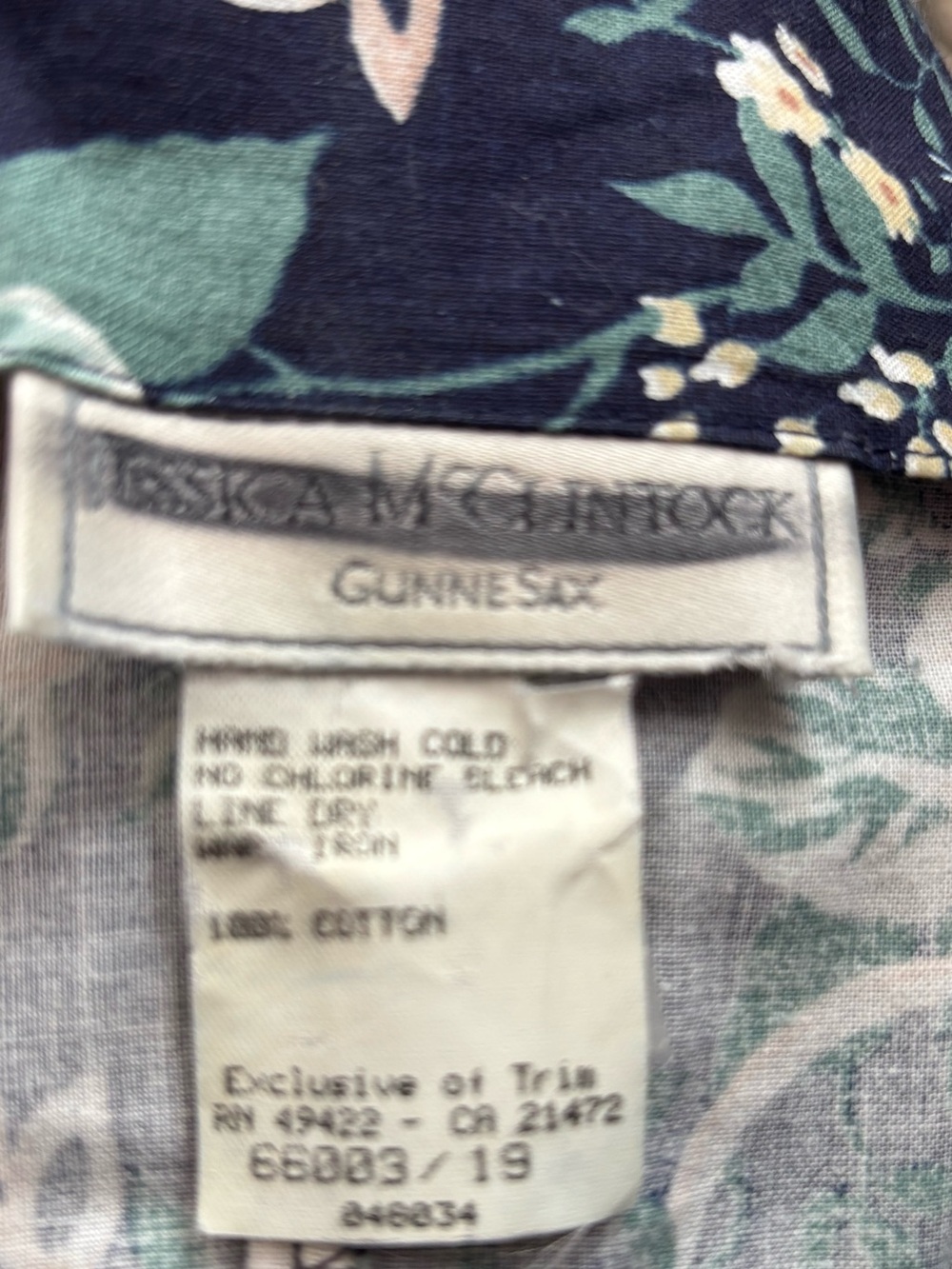 Vintage 80’s Romantic Jessica McClintock GUNNESAX Dress (Fits Modern US M) - Picture 11 of 11